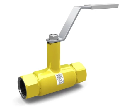 Кран шаровый резьбовой LD КШЦМ Gas 015.040.Н/П.02. стальной ст 20 Ду15 Ру40 МПа в Красноярске