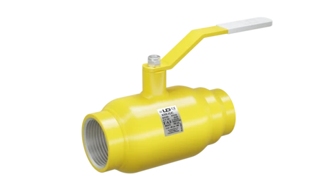 Кран шаровый LD КШЦК Gas 050.040.Н/П.02. (приварка/муфта) стальной ст.20 Ду50 Ру40 МПа в Красноярске