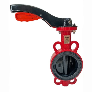 Затвор дисковый поворотный REON Ду40 Ру16 EPDM RSV81RED корпус - чугун, диск - чугун, рукоятка в Красноярске