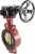 Затвор дисковый поворотный ABRA Ду125 Ру16 BUV-VF843D, межфланцевый, корпус - чугун, диск - бронза, редуктор, NBR в Красноярске